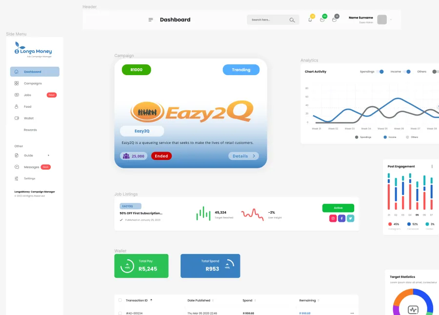 Longa Money App — Paint Digital Studio portfolio